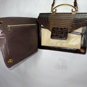 Vintage 70's Croc Unique Handbag